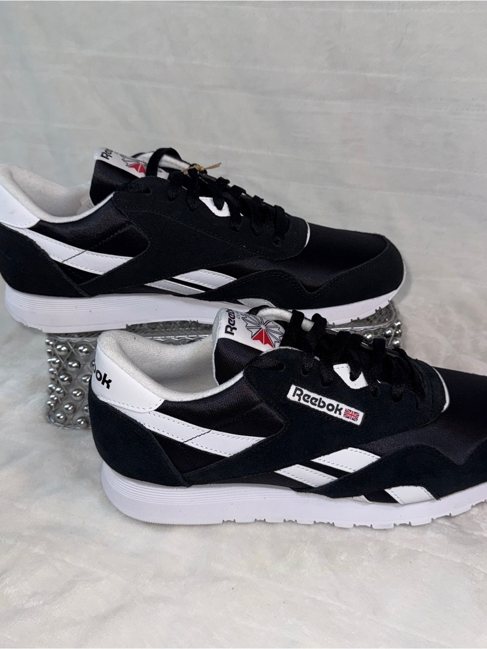 Reebok Classic Nylon Black White Men’s 11.5 NWT Running Sneakers style 100009273 - Picture 15 of 17